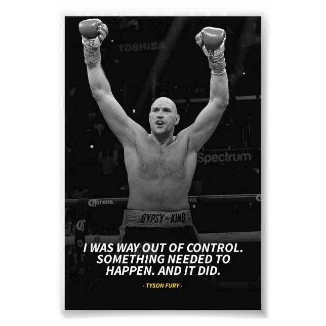 Foto Tyson fury Photo Enlargement (Frente)