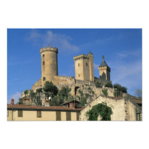 Foto UE, França, Foix, Ariege, Pirenéus. Castelo