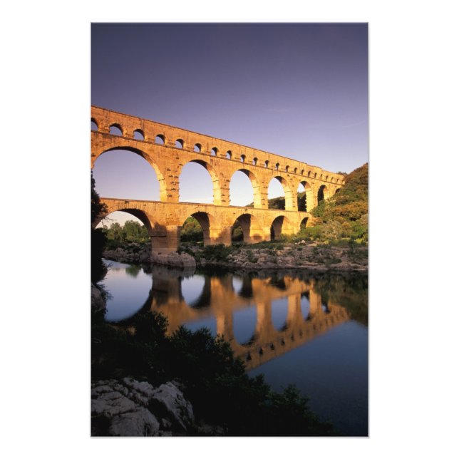 Foto UE, França, Provença, Gard, Pont du Gard. (Frente)