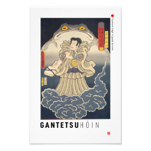 Foto ukiyoe - Gantetsu hōin - mágico japonês -