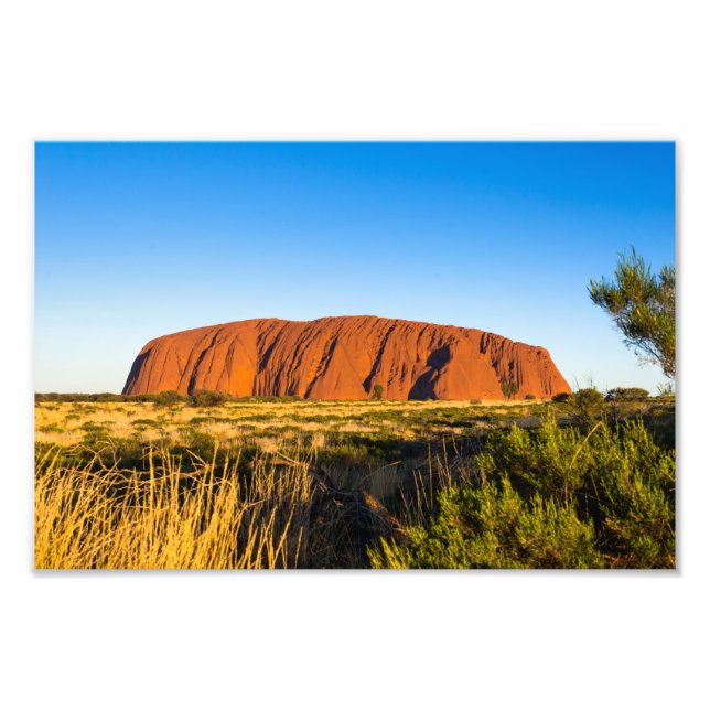 Foto Uluru Ayers Rock in outback Austrália (Frente)