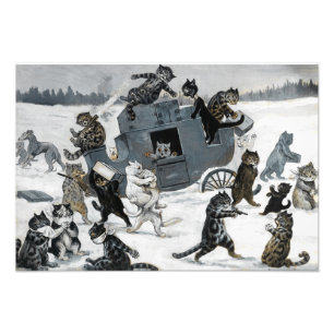 Foto Um assalto à autoestrada por Louis William Wain
