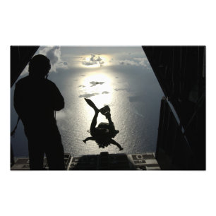 Foto Um assistente da Força Aérea