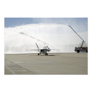 Foto Um avião F-18