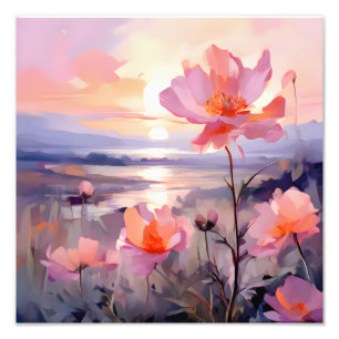 Foto Um Campo de Sonhos em Rosa