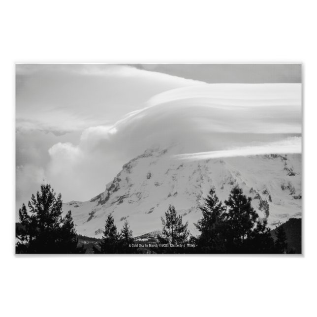 Foto Um dia frio em março (Frente)