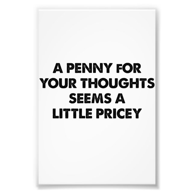 Foto Um Dinheiro Para Seus Pensamentos Parece Um Pouco  (Frente)