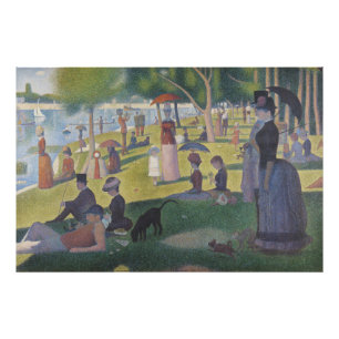 Foto Um Domingo na La Grande Jatte, Georges Seurat 1884