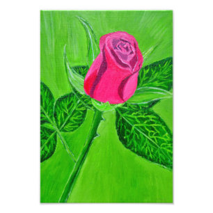 Foto Um impressão do rosa