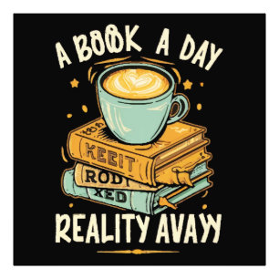 Foto Um livro por dia mantém a realidade longe