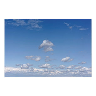 Foto Um monte de nuvens no céu