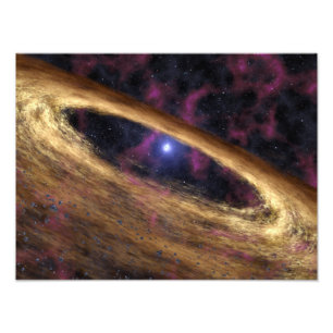 Foto Um tipo de estrela inoperante chamou um pulsar