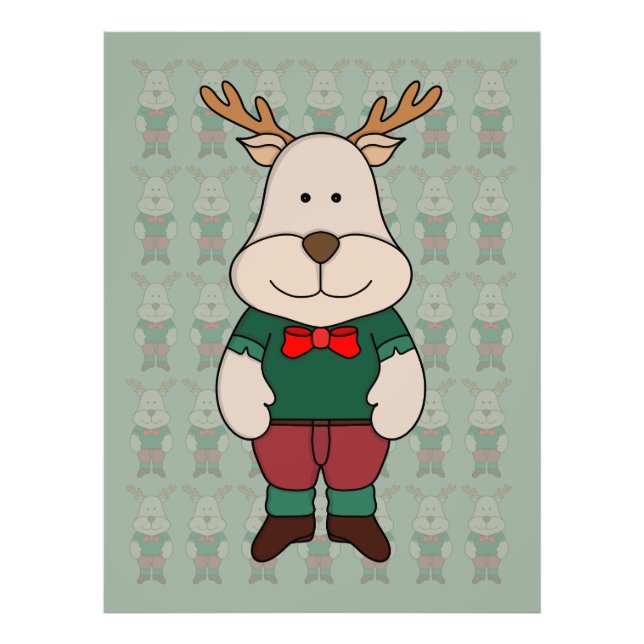 Foto Um veado fofo (Frente)