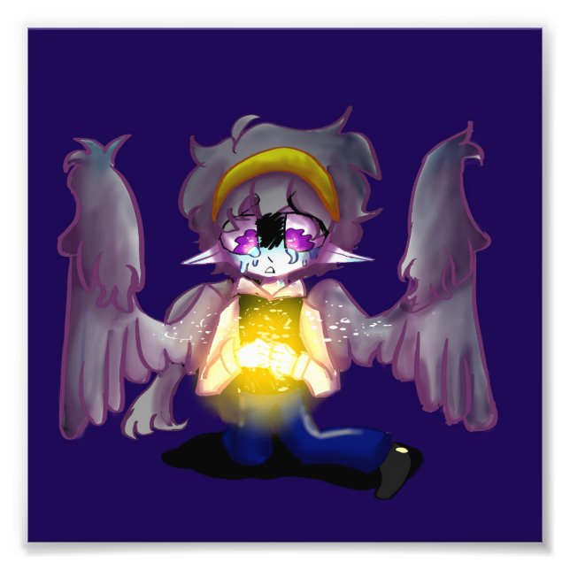 Foto Um verdadeiro Impressão de anjo falen (Frente)