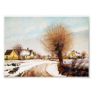 Foto Uma aldeia de Sealand. Inverno por Laurits Ring