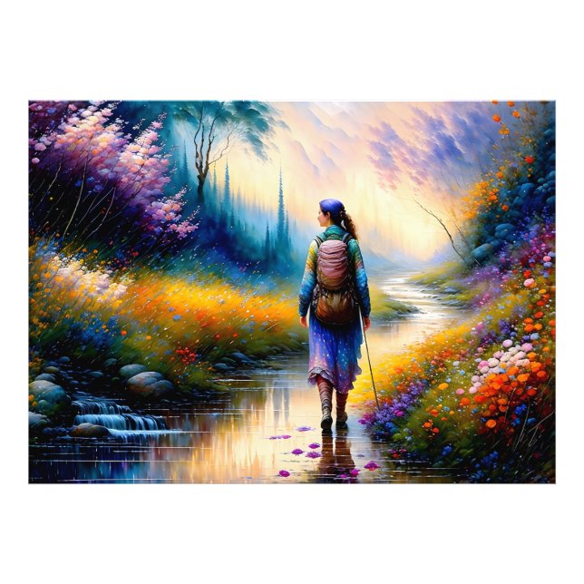 Foto Uma caminhada na obra de arte das florestas (Frente)