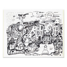 Uma caminhada noturna para casa