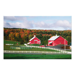Foto Uma fazenda em Vermont perto de Peacham. LIBERADO