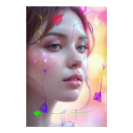 Foto Uma Garota com Retoque Minimalista