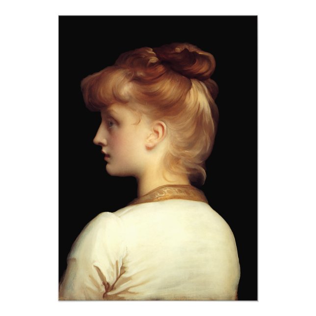 Foto Uma garota por Lord Frederic Leighton (Frente)
