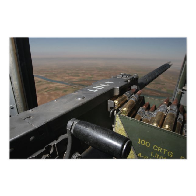 Foto Uma metralhadora de calibre 50 (Frente)