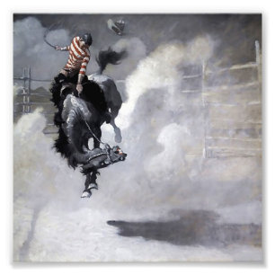 Foto "Uma nuvem de poeira" Arte Ocidental do NC Wyeth