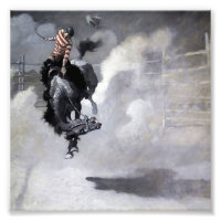 “Uma Nuvem de Poeira” Arte Ocidental por NC Wyeth