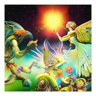 Foto Uma Pintura a Óleo de Recompensa