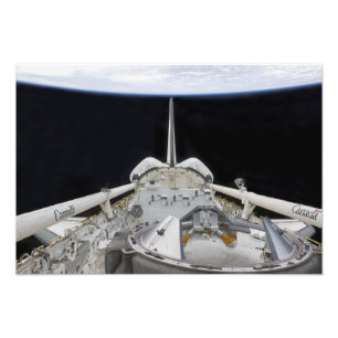 Foto Uma vista parcial do vaivém espacial