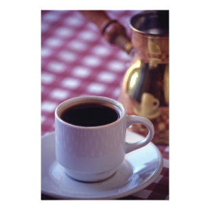 Foto Uma xícara de Café Árabe. Síria. O Médio