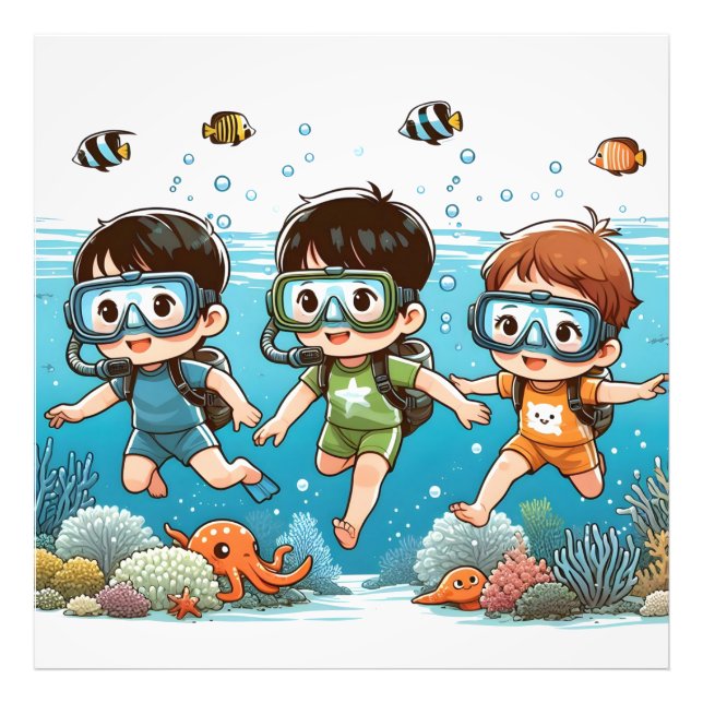 Foto Underwater Adventure with Friends (Frente)