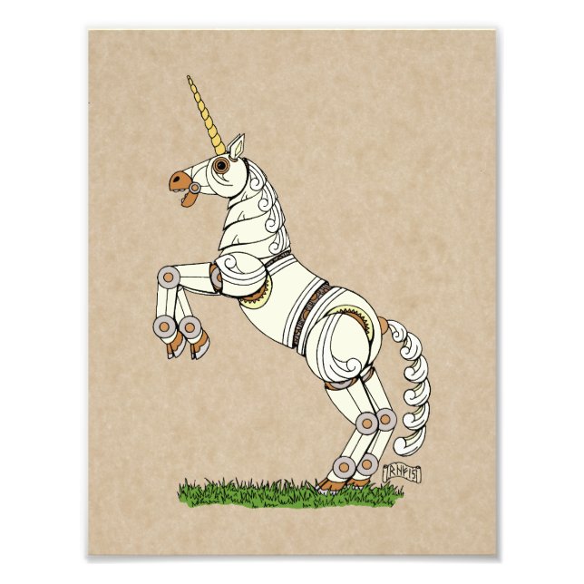 Foto Unicórnio Mecânico (Frente)