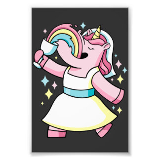 Foto unicórnios e arco-íris