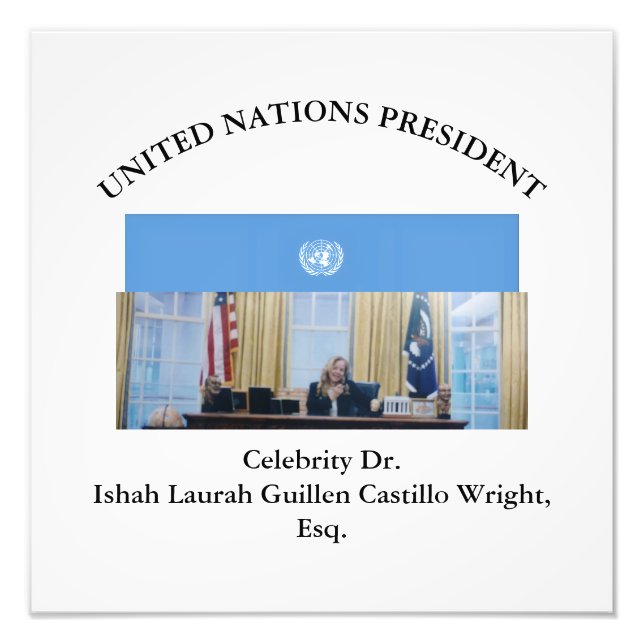 FOTO #UNITEDNATIONSPRESIDENT DR. #LAURAHCASTILLOS ESQ. (Frente)