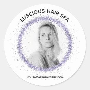 *~* FOTO UPLOAD Etiqueta de logotipo de produto En