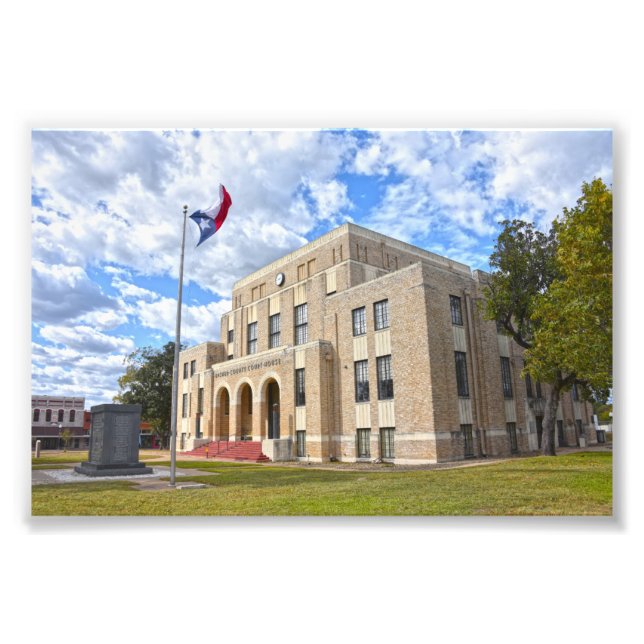 Foto Upshur County Courthouthouse, Gilmer, Poster do Te (Frente)