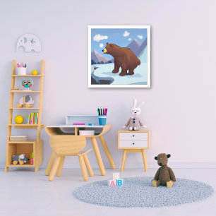 Foto Urso marrom nas montanhas