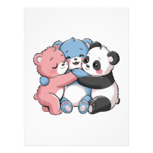 Ursos de Teddy Bonitos com Panda