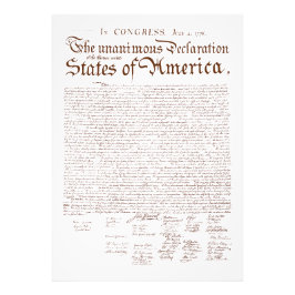 Foto US Declaration of Independence
