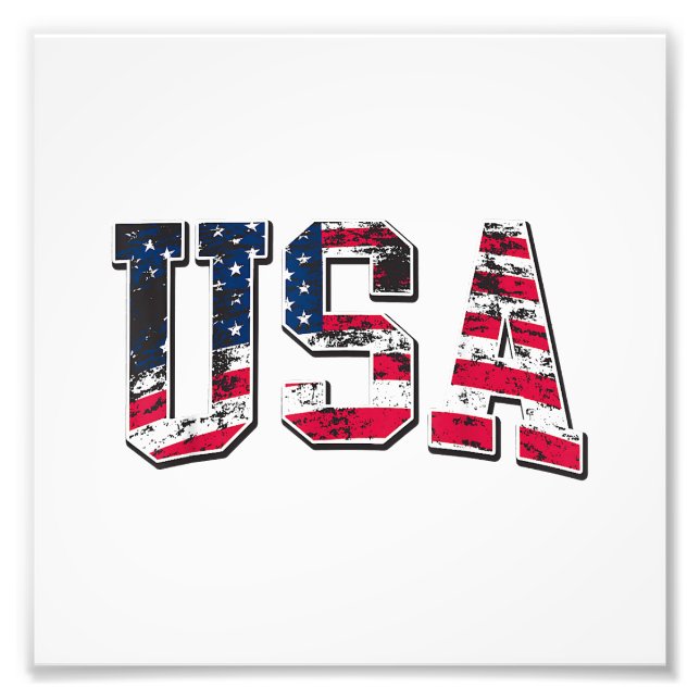 Foto USA Vintage American Flag (Frente)