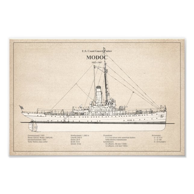 Foto USCG Cutter Modoc wpg-46 - SBD (Frente)