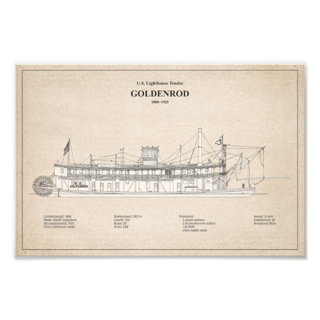 Foto USCG Lighthouder Goldenrod - SBD (Frente)