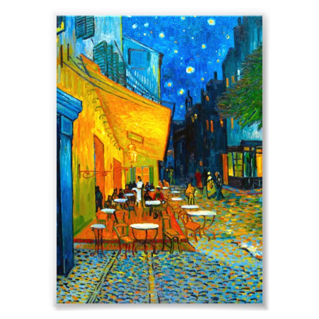 Foto Van Gogh Café Terrace at Night (Frente)