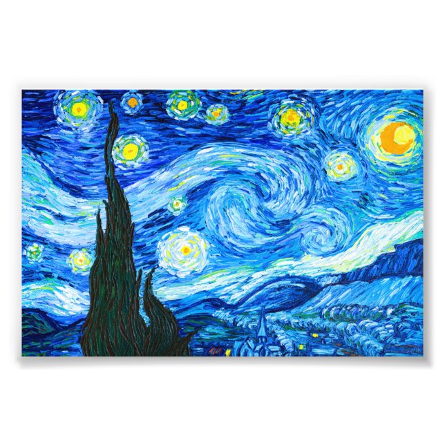 Foto Van Gogh Starry Night (Frente)