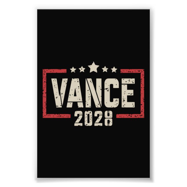 Foto Vance 2028 Presidente da campanha eleitoral (Frente)