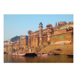 Foto Varanasi Índia, Vista Do Rio Ganga