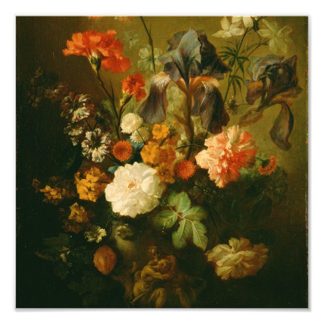 Foto Vase das flores por Jan van Huysum (Frente)