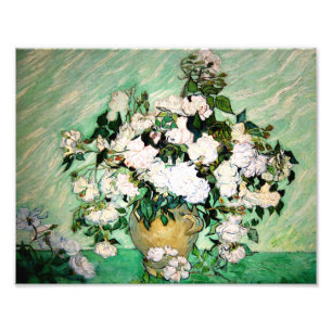 Foto Vaso de Van Gogh com impressão cor-de-rosa dos