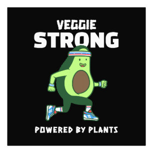 Foto Veggie Strong, Alimentado por plantas