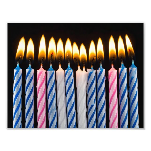 Foto velas de aniversário (Frente)